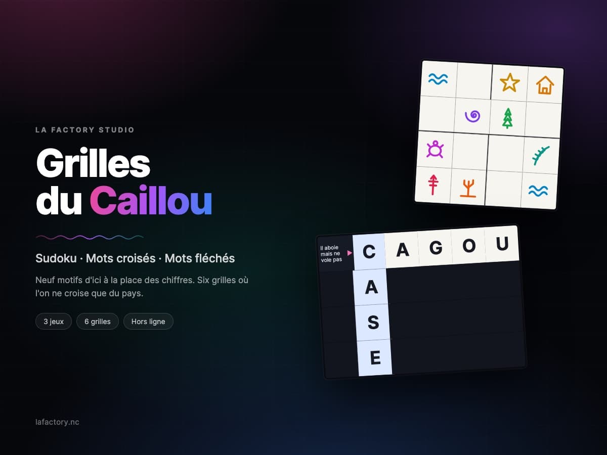 Aperçu du jeu Grilles du Caillou